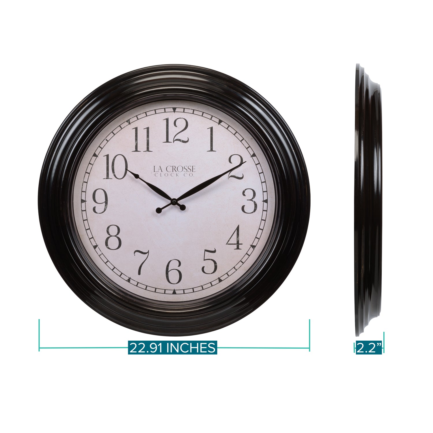 404-2658 23-inch Maxell Wall Clock – Arabic Numerals
