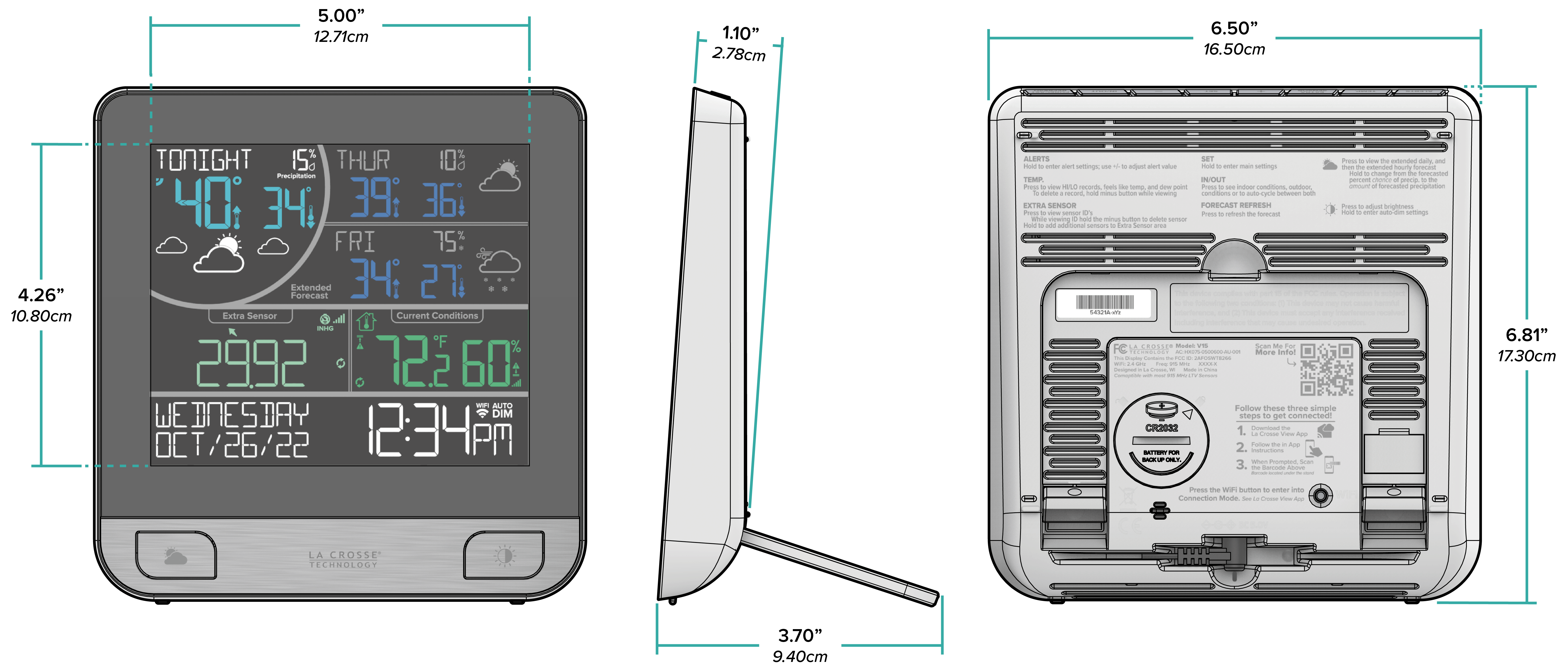 V15 Wi-Fi Multi-Day Forecast Station