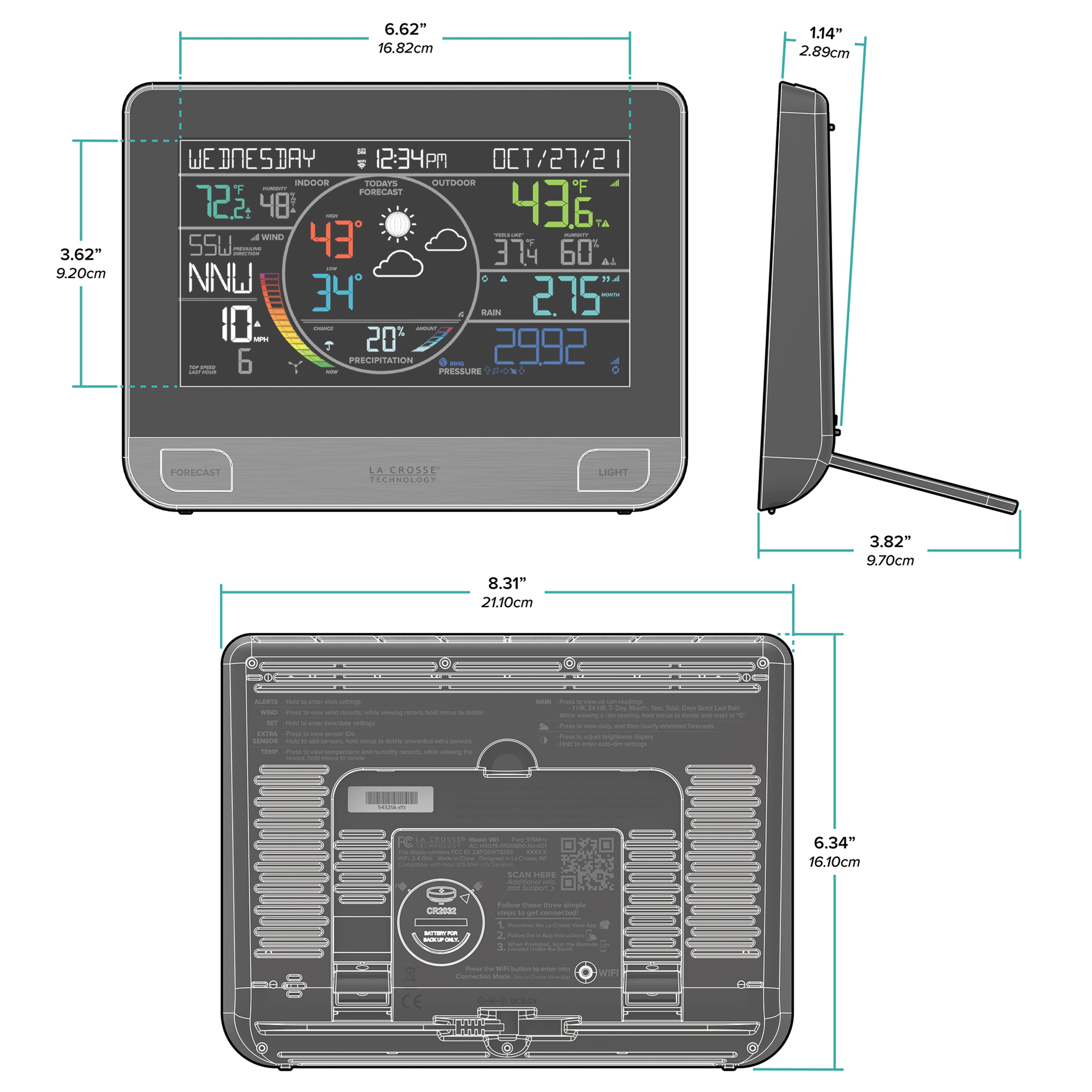 V61 Wi-Fi Professional Weather Station