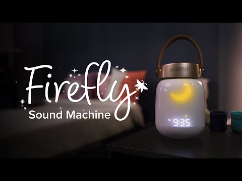 617-4817 Firefly Sound Machine with Alarm Clock and Bluetooth Speaker