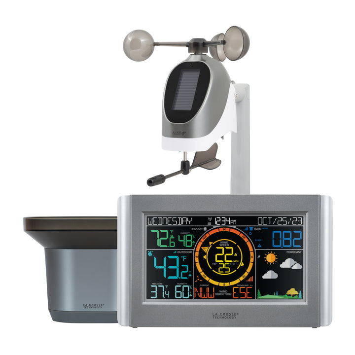 328-1414 Color Weather Station with Wind