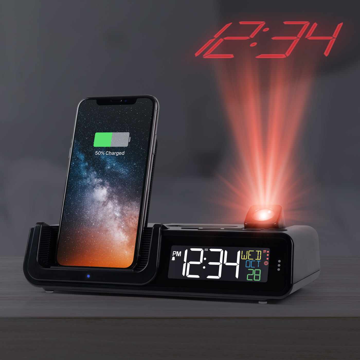 C75709 projection alarm clock