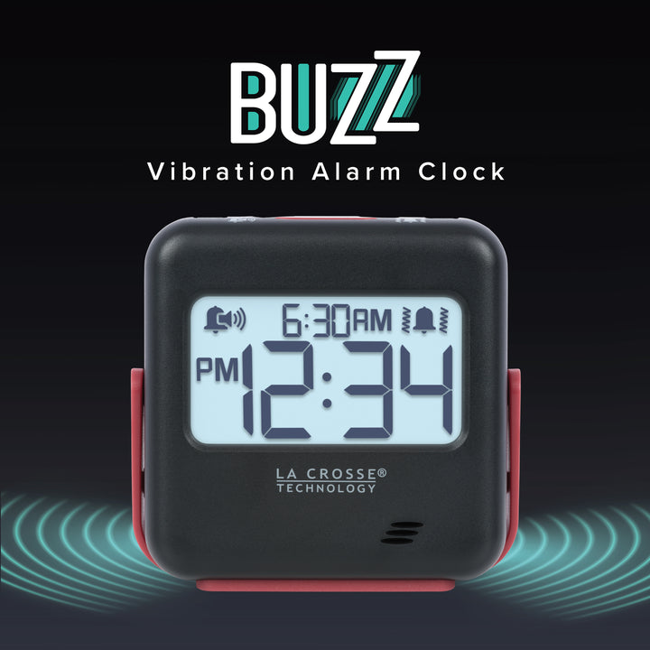 617-43937 BUZZ Vibration Alarm Clock