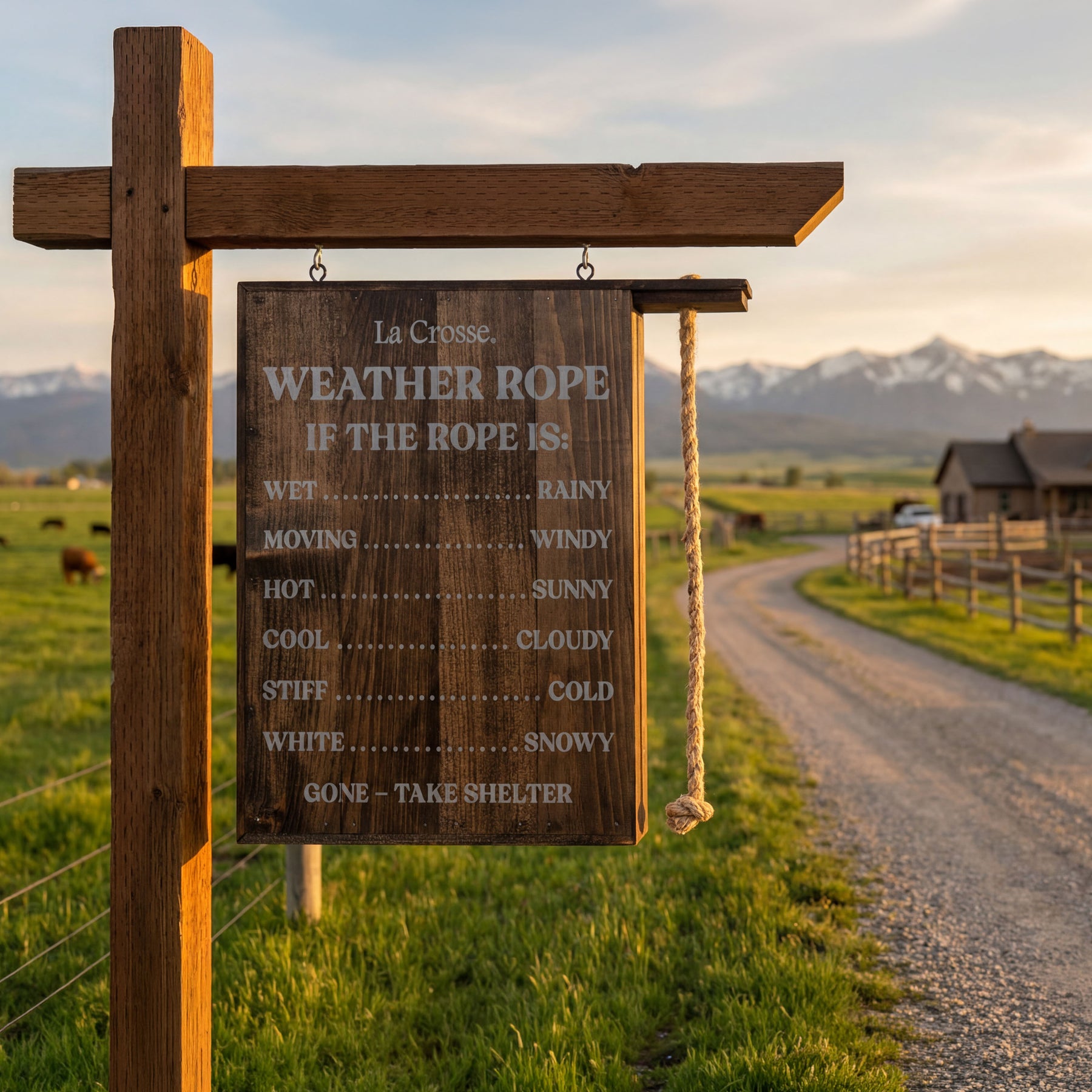 Weather Forcast Rope 940-5645 Limited Edition Weather Rope