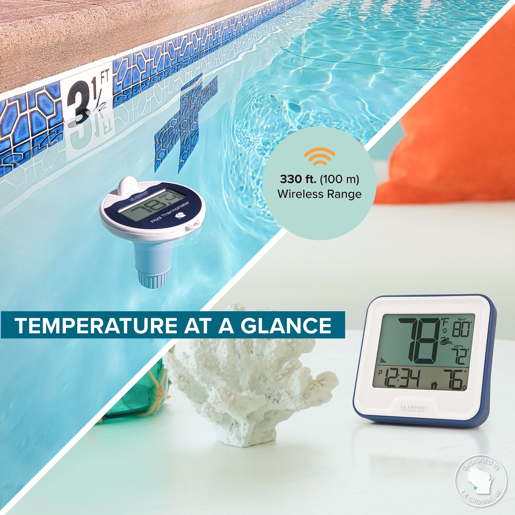 La Crosse Technology Pool Thermometer - Thumbnail 2