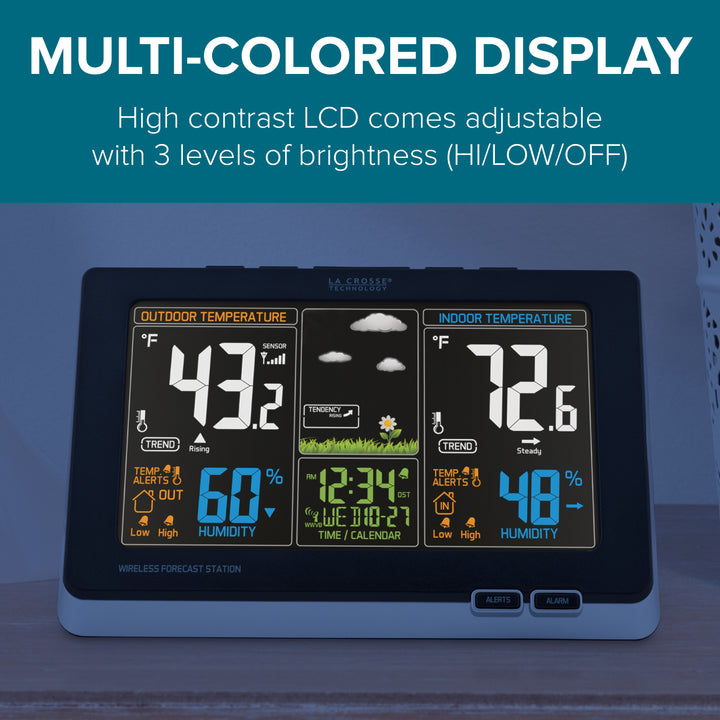 308-1414B weather station, color display