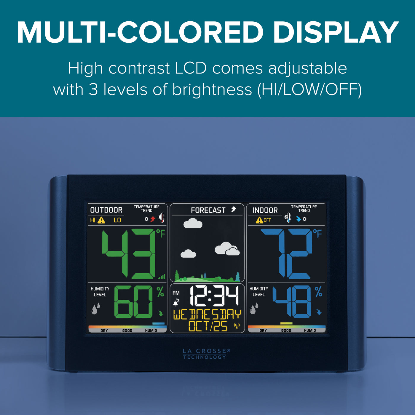 Put a colorful weather station on your wall with La Crosse Color