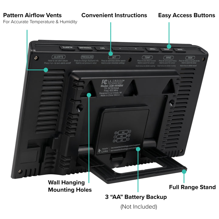 328-1414BW Wireless Professional Weather Station