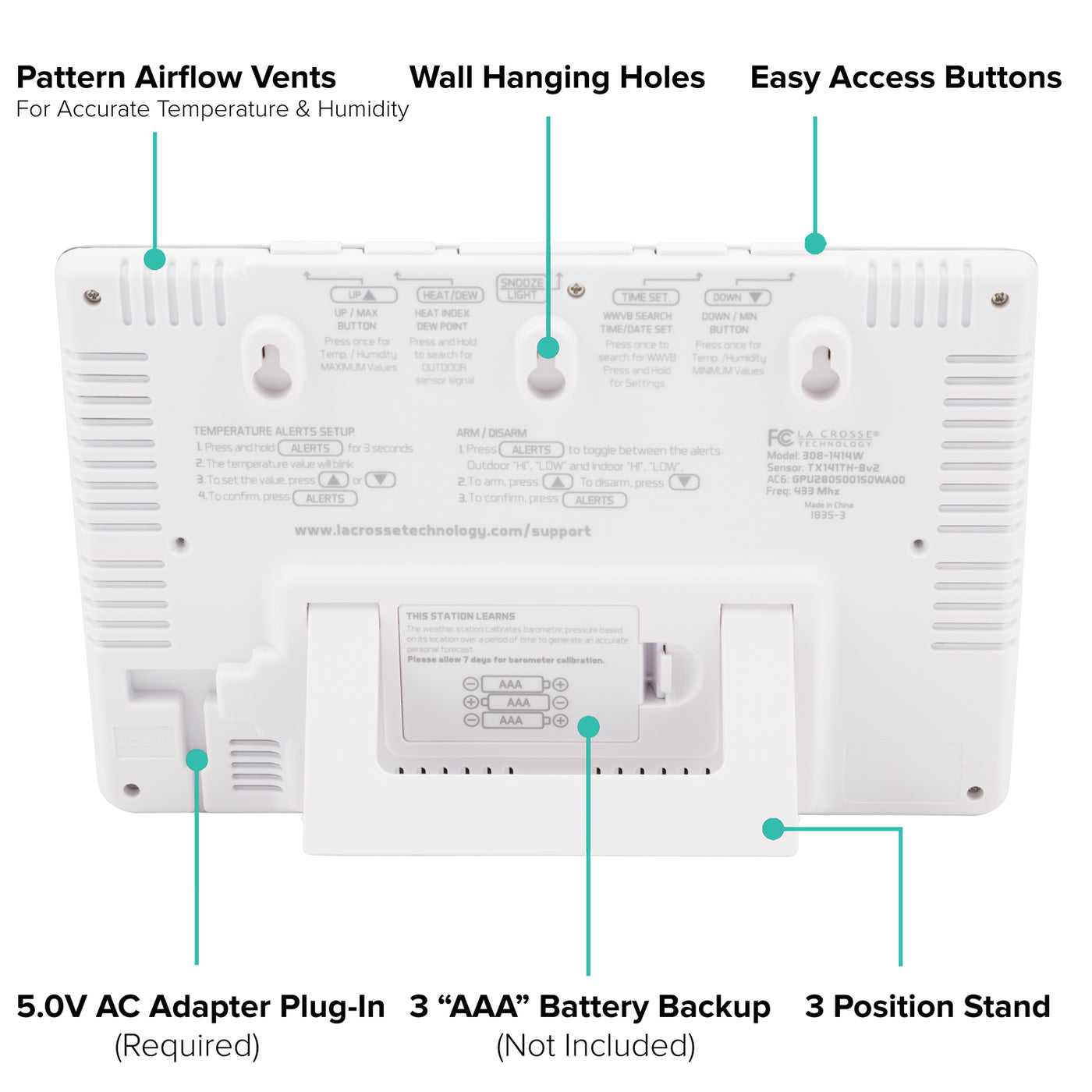 308-1414WV2 Call out features