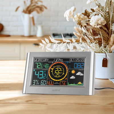 328-1414 Color Weather Station with Wind