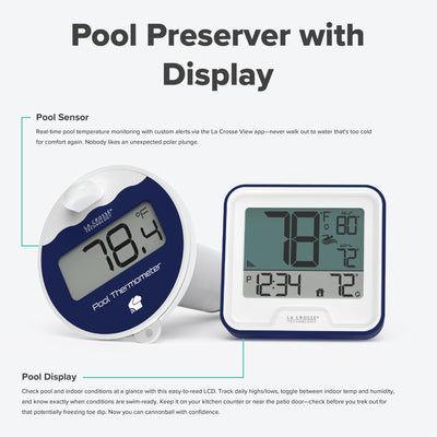 Pool Preserver with Display Wi-Fi Alert System