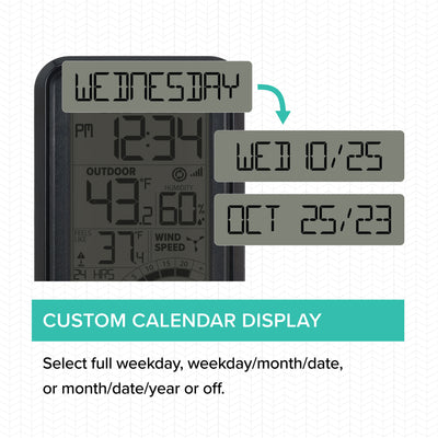327-1418BW Custom Calendar Display