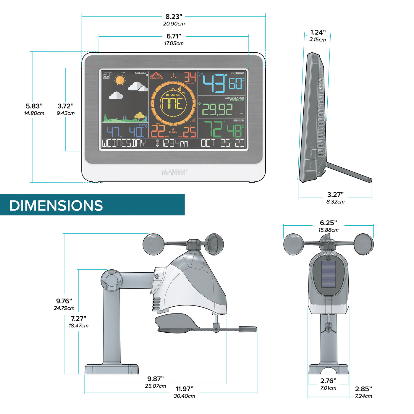 dimensions