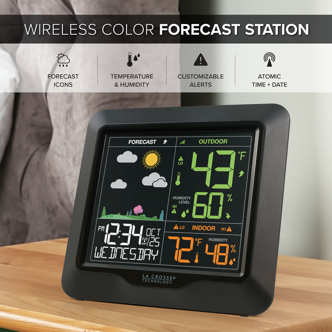 絵画　大型　「Weather Expert」 Amazon.com: Sharp Weather Station with Easy to Read Color Display