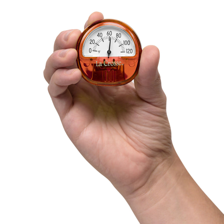 104-106R Mini Temperature Gauge - Red - scale