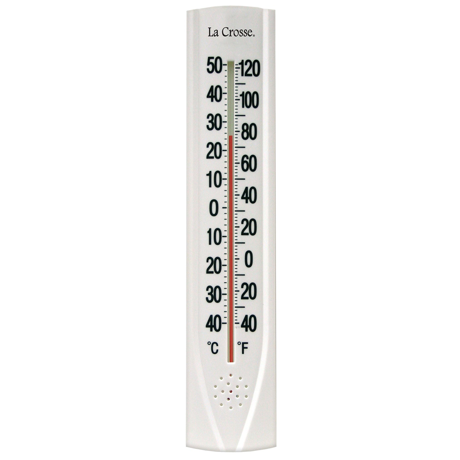15″ Thermometer with Key Hider | Indoor/Outdoor Thermometer | La