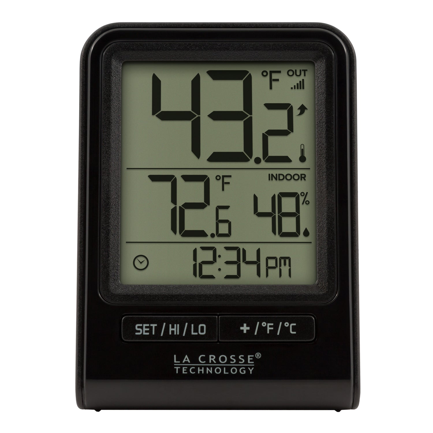  La Crosse Technology 30.1043.4 TFA Digital Indoor and Outdoor  Thermometer, Small, Green : Patio, Lawn & Garden