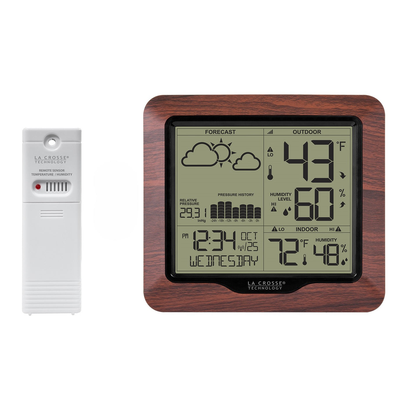 308-1417BLV2 Weather Station with Forecast and Atomic Time