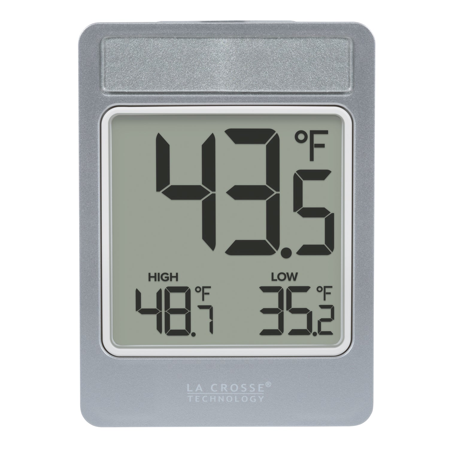 Digital Window Thermometer | Stick-On Outdoor Temp Monitor | La