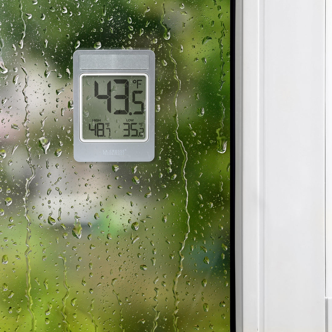 314-519 Digital Window Thermometer with Daily Records