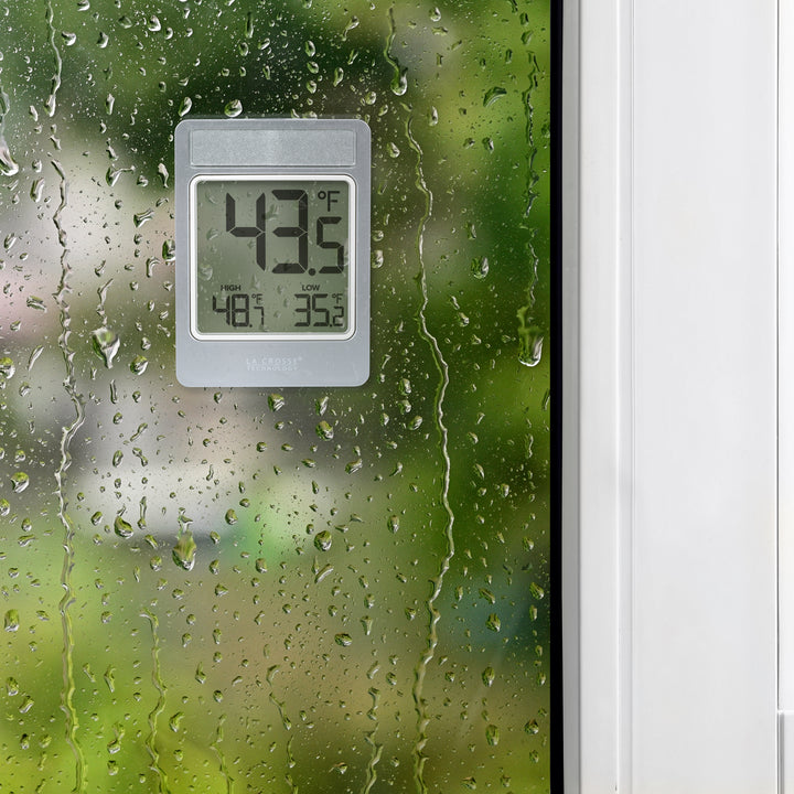 314-519 Digital Window Thermometer with Daily Records