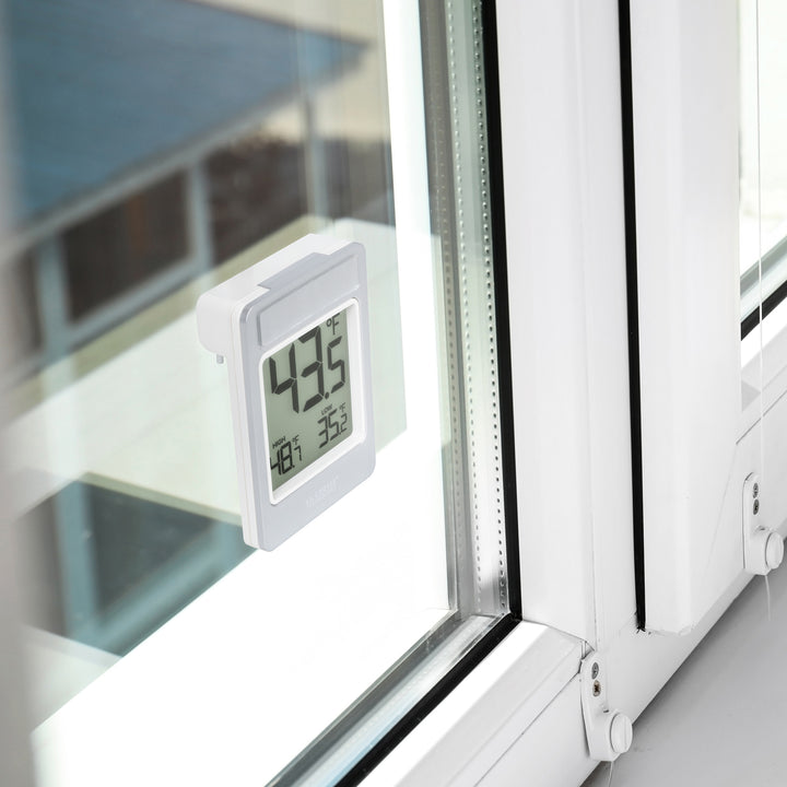 314-519 Digital Window Thermometer with Daily Records
