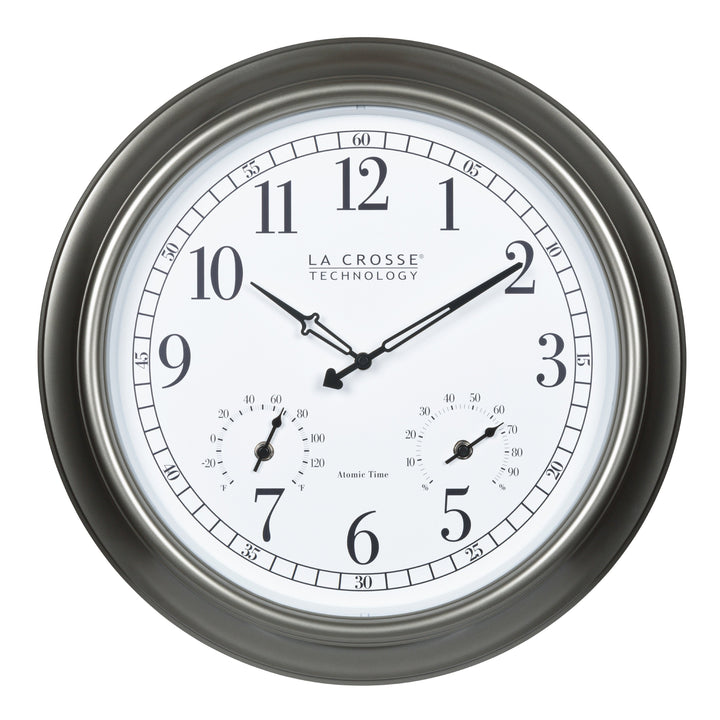 404-00237 18-inch Atomic Outdoor Clock