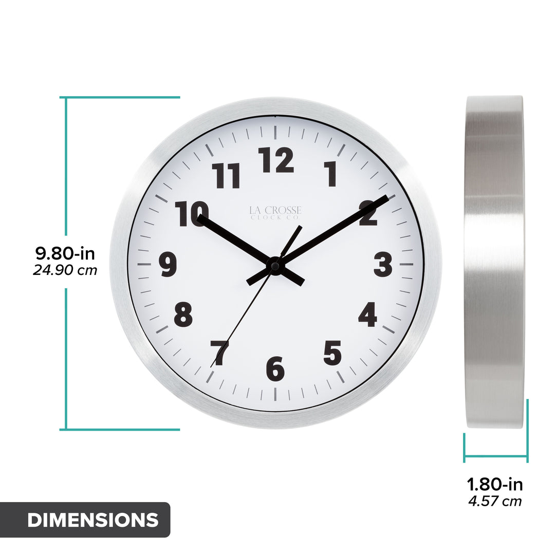 404-2626 10-inch Nash Wall Clock