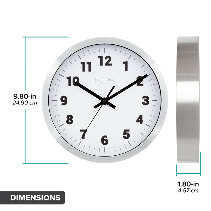 404-2626 10-inch Nash Wall Clock