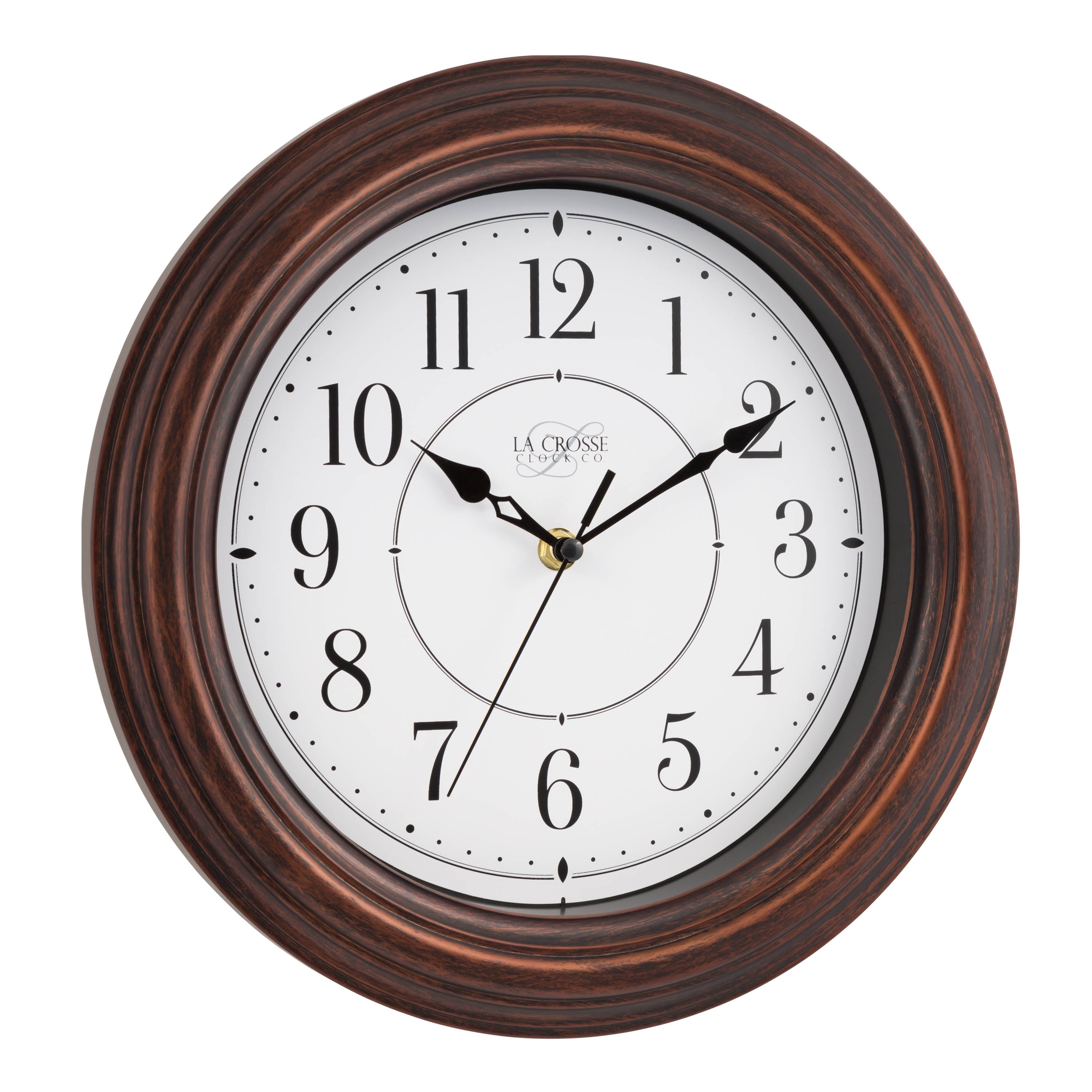 404-2630W 12-inch Evelyn Wall Clock