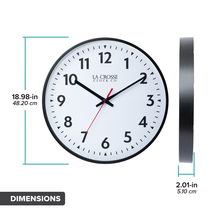 404-3048 19-inch Commercial Wall Clock