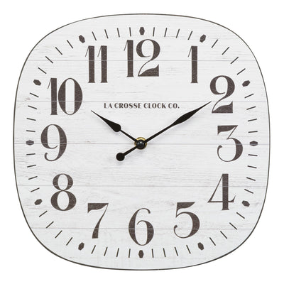 404-3428 11-inch Sylvie MDF Wall Clock