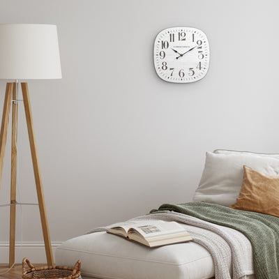 404-3428 11-inch Sylvie MDF Wall Clock