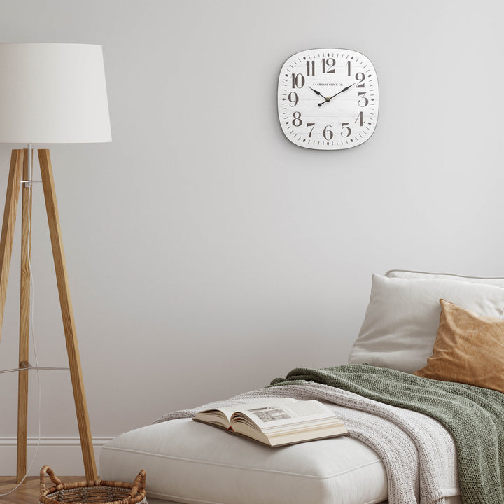 404-3428 11-inch Sylvie MDF Wall Clock