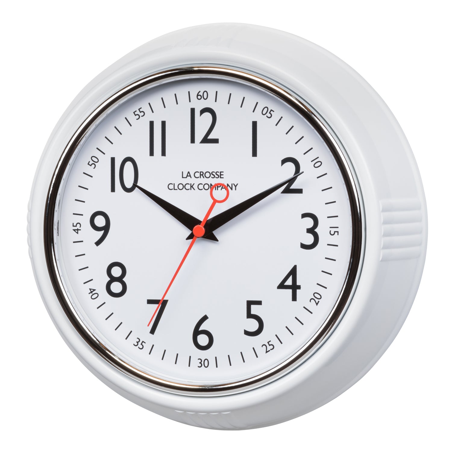 404-3624W 9.6-inch Schoolhouse Wall Clock