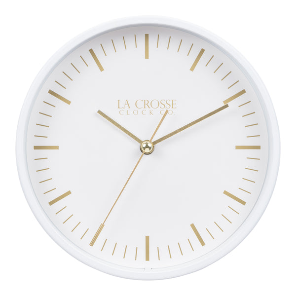 404-3715 6-inch Etta Metal Table/Wall Clock