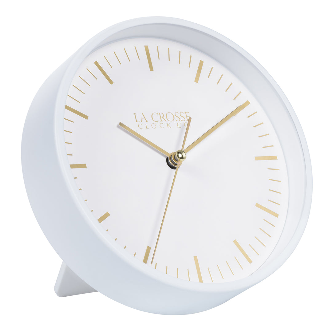 インテリア時計   table clock Amazon.com: NIKKY HOME Gold Table Clock, Silent Non-Ticking