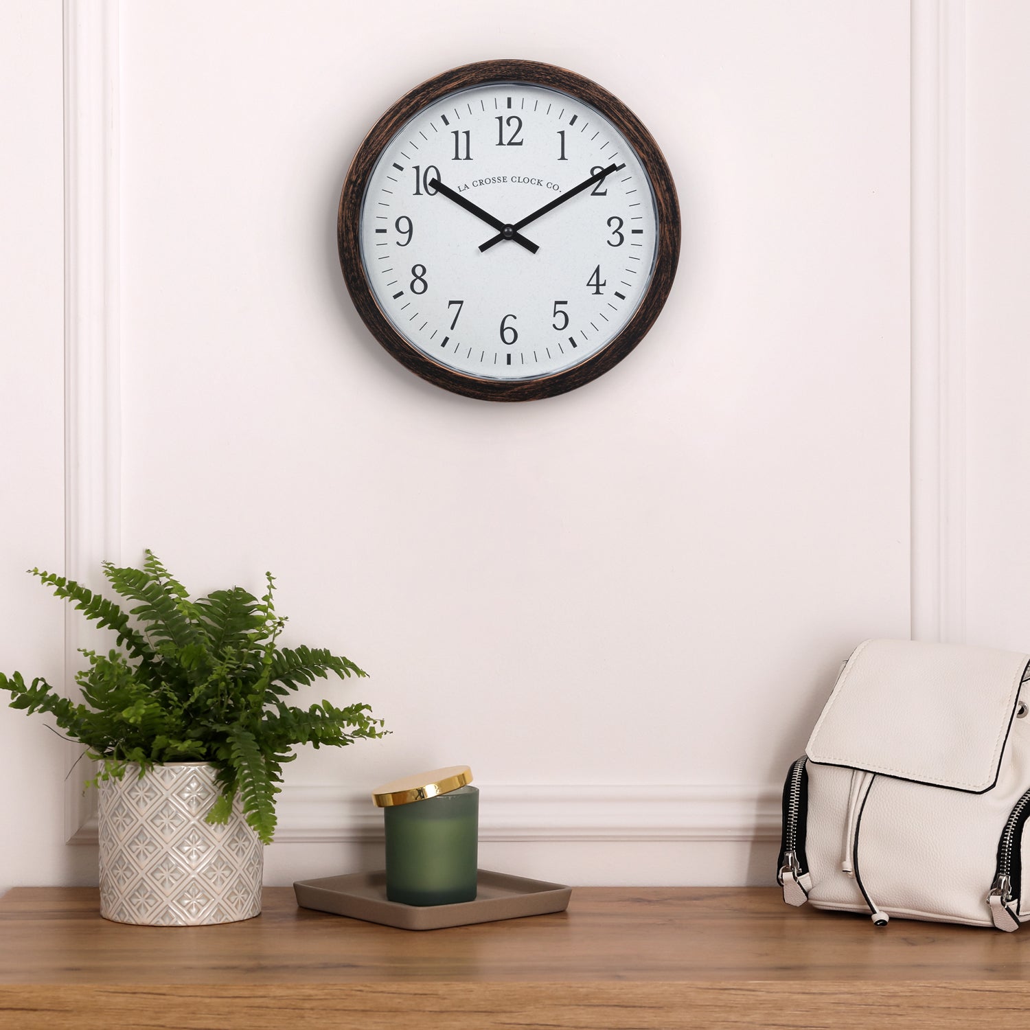404-3825HC 9.8-inch Hidden Compartment Wall Clock