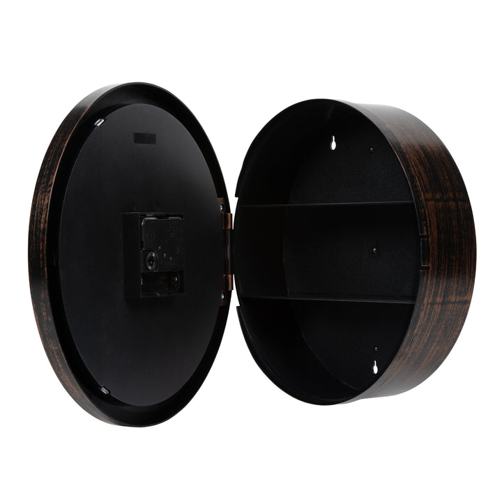 404-3825HC 9.8-inch Hidden Compartment Wall Clock