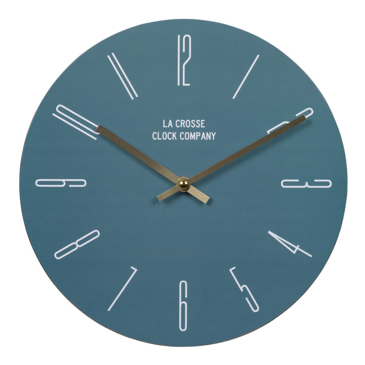 404-3828B Teal Wall Clock