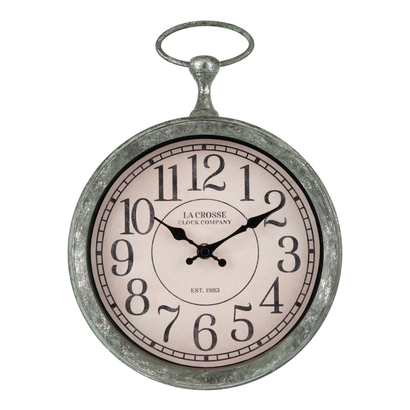 Pocket Watch Wall Clock | Green Antique Clock | La Crosse Technology