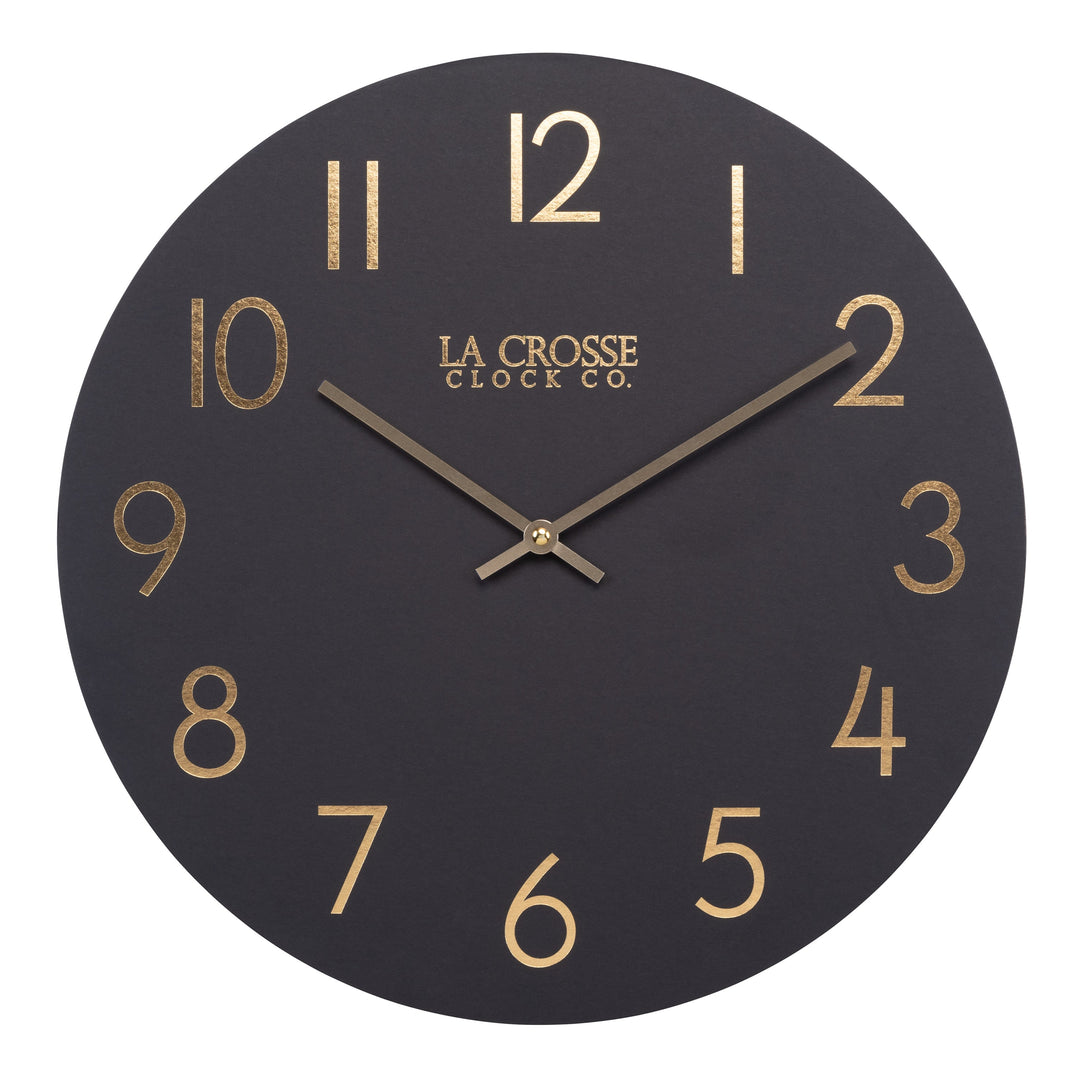 404-3841C 15.75-Inch Nyx MDF Wall Clock
