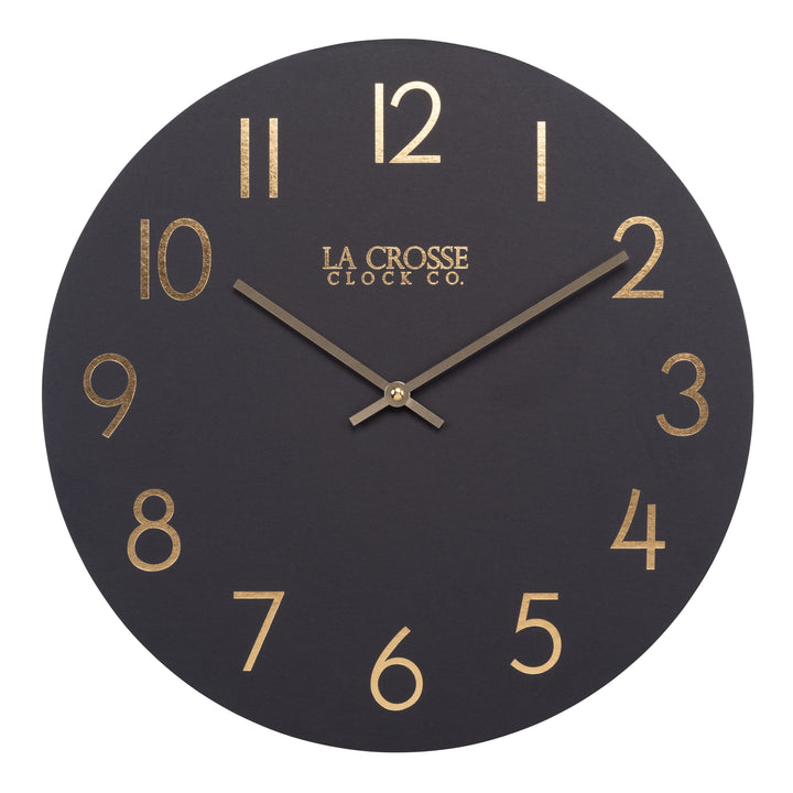 404-3841C 15.75-Inch Nyx MDF Wall Clock