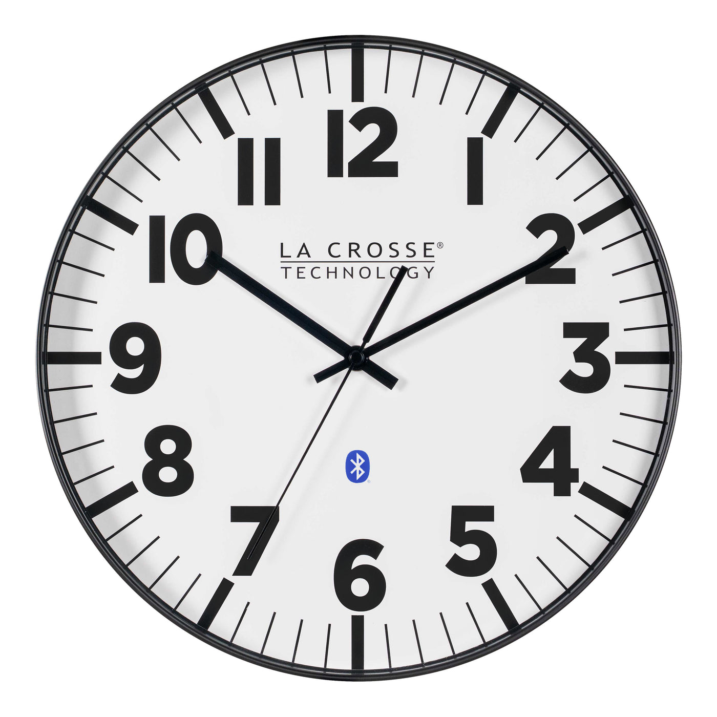 404-4536 14.2-inch Insta-Set Wall Clock with Bluetooth® Technology