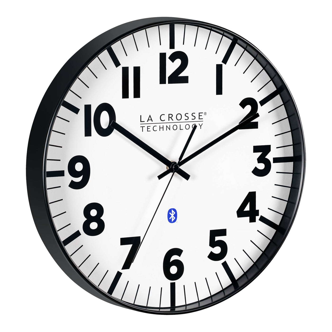 404-4536 14.2-inch Insta-Set Wall Clock with Bluetooth® Technology