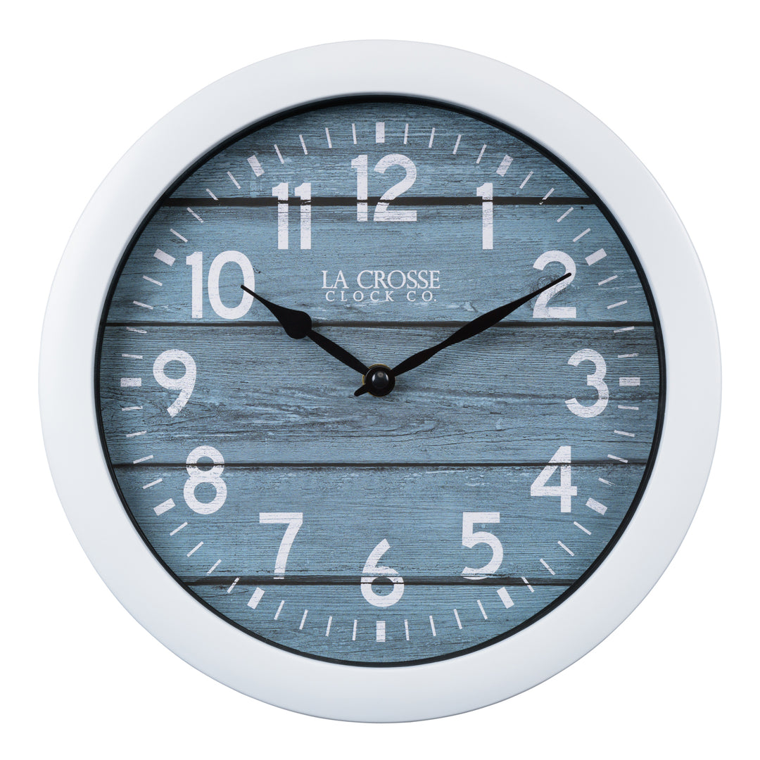 404-5028 Weathered Teal Blue Wall Clock