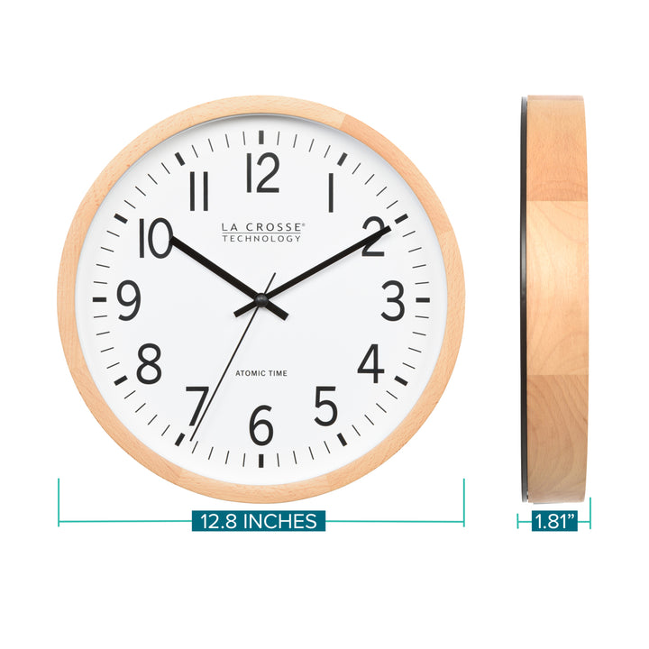 VEATM REVIVAL COLOR BLOCK L サイズ 404-3715B 6-inch Wells Brass Finish Analog Table/Wall Clock