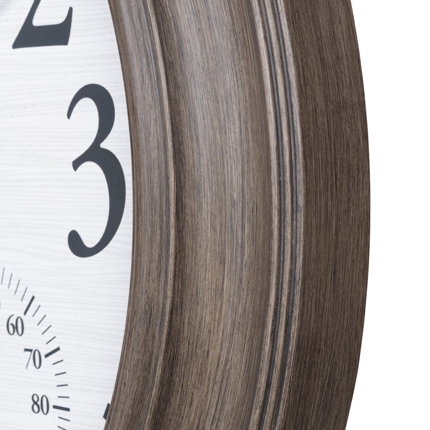 433-3267TH 26.2-inch Harvest Indoor/Outdoor Wall Clock with Temp and H