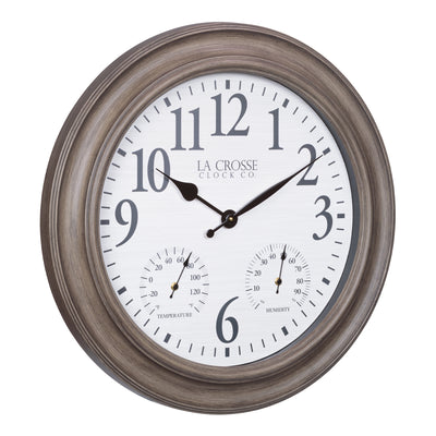 433-3267TH 26.2-inch Indoor/Outdoor Wall Clock