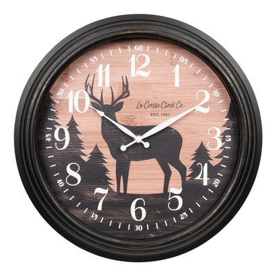 433-3841D 15.75 inch wall clock northwoods